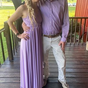 Lilac Infinity Bridesmaid Dress - long length